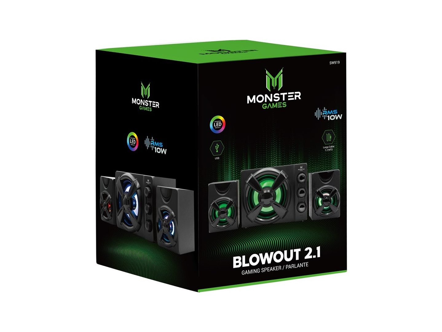 Subwoofer Monster Games Blowout 2.1 1
