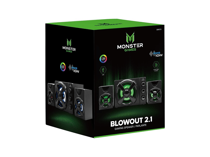 Subwoofer Monster Games Blowout 2.1 1