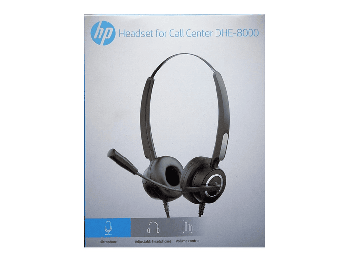 Audifonos HP DHE-8000 Headset Conexion Usb 2