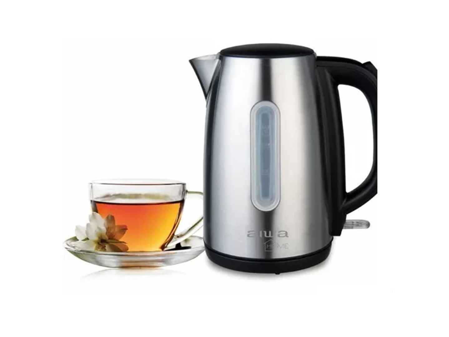 Hervidor Electrico Aiwa Acero Inoxidable 1,7L AW JD1402A Gris 2