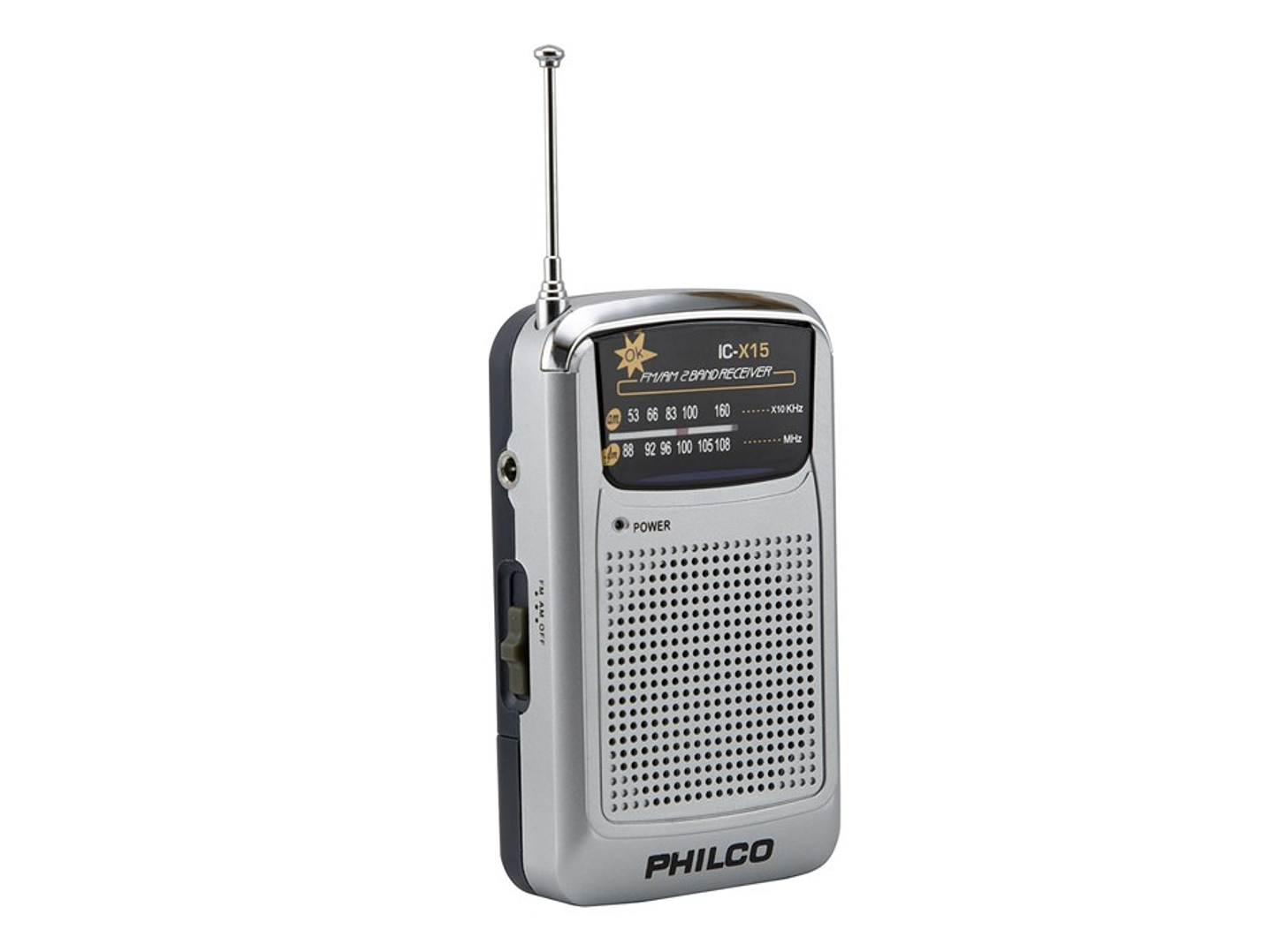 Radio a Pilas Philco ICX-15 Fm/Am Portable de Bolsillo 1