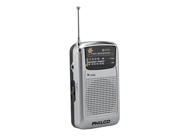 Radio a Pilas Philco ICX-15 Fm/Am Portable de Bolsillo 1
