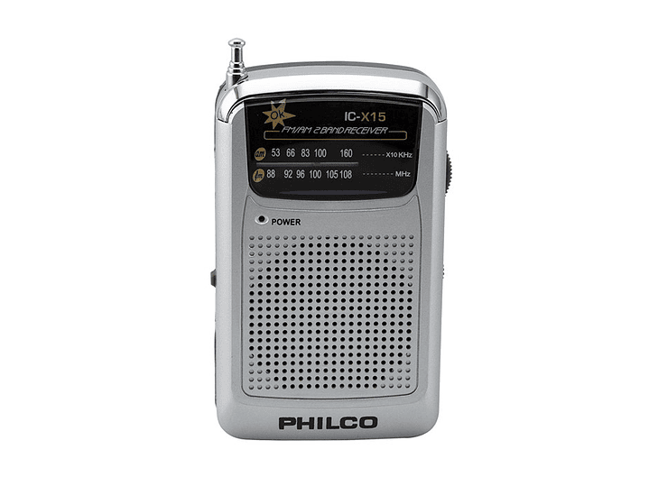 Radio a Pilas Philco ICX-15 Fm/Am Portable de Bolsillo 3