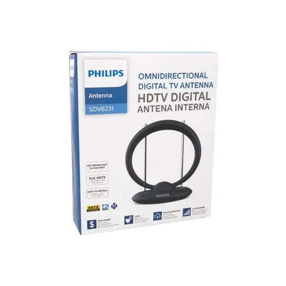Antena Tv Digital HDTV Philips Sdv6231 4