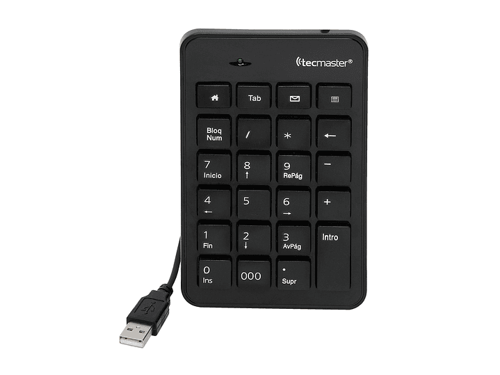 Teclado Numerico Tecmaster Usb Negro 1
