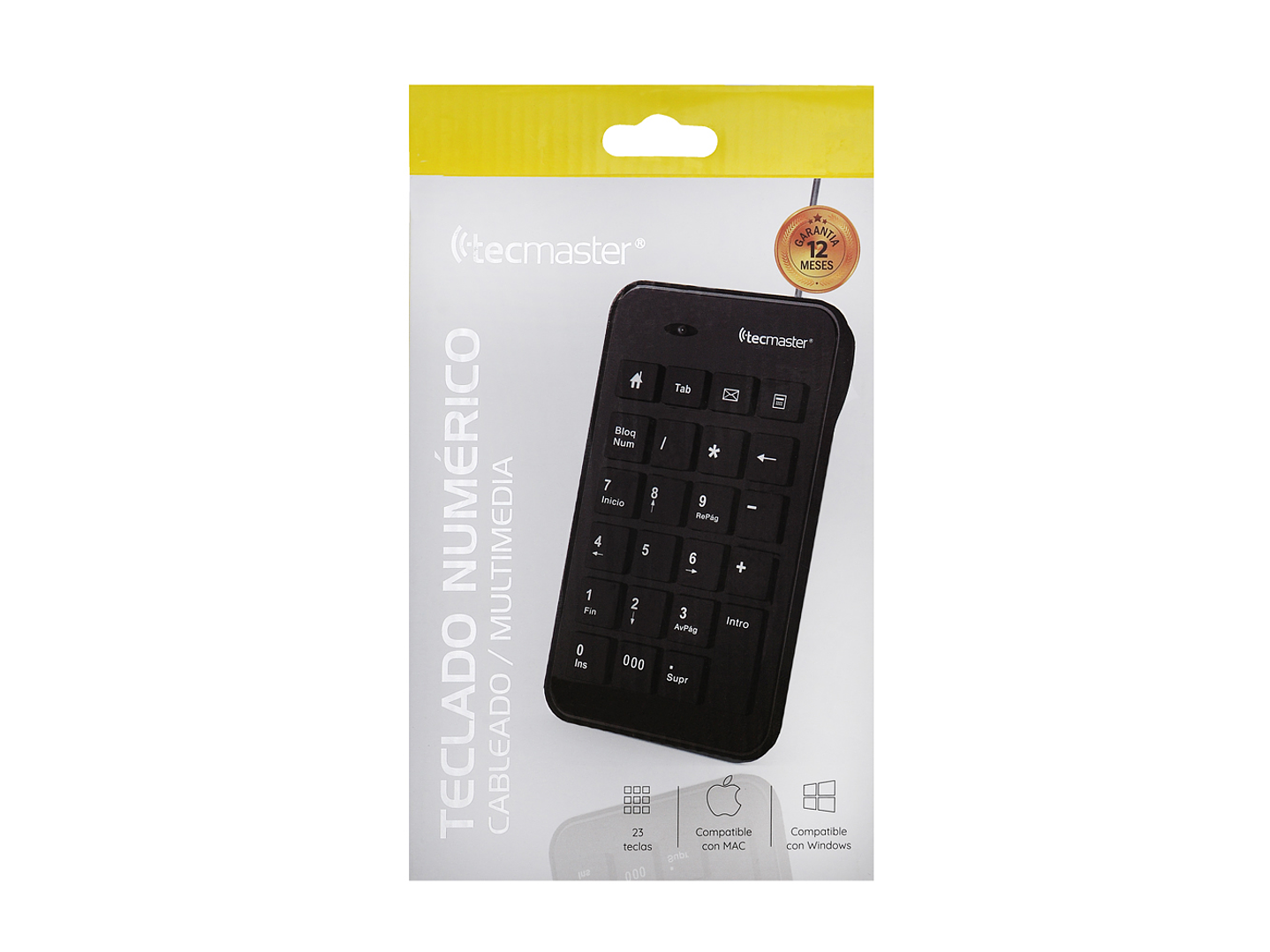 Teclado Numerico Tecmaster Usb Negro 2