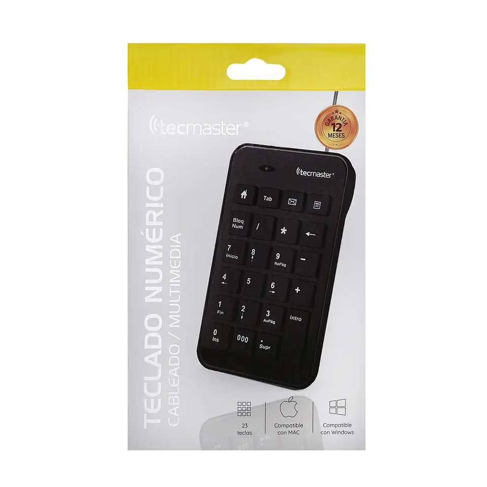 Teclado Numerico Tecmaster Usb Negro 2