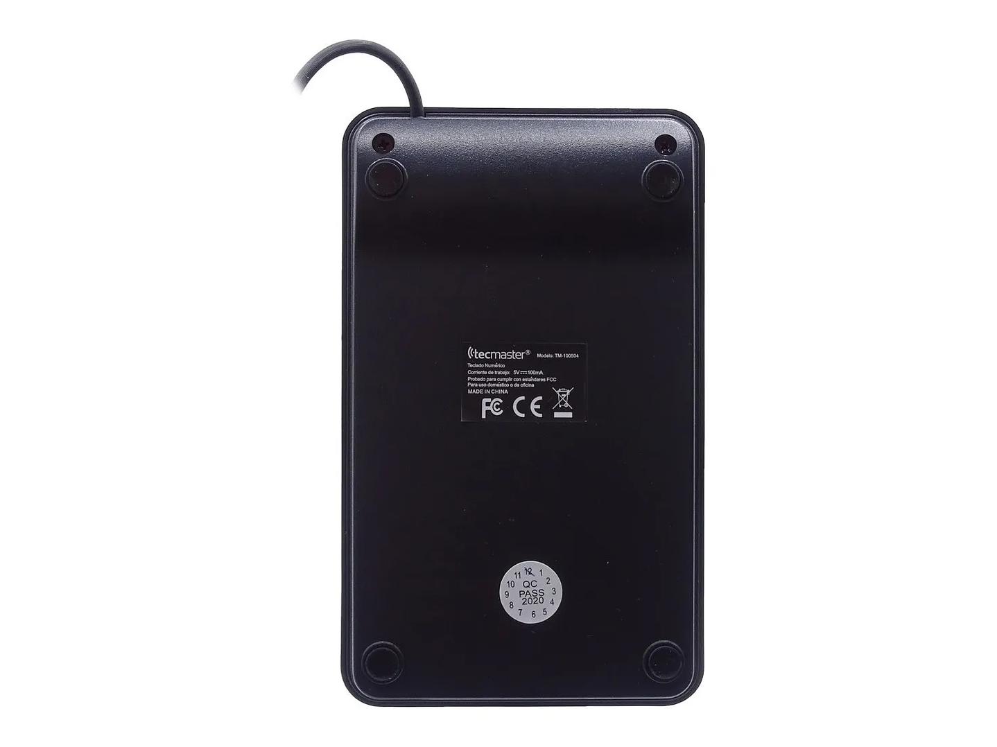 Teclado Numerico Tecmaster Usb Negro 4