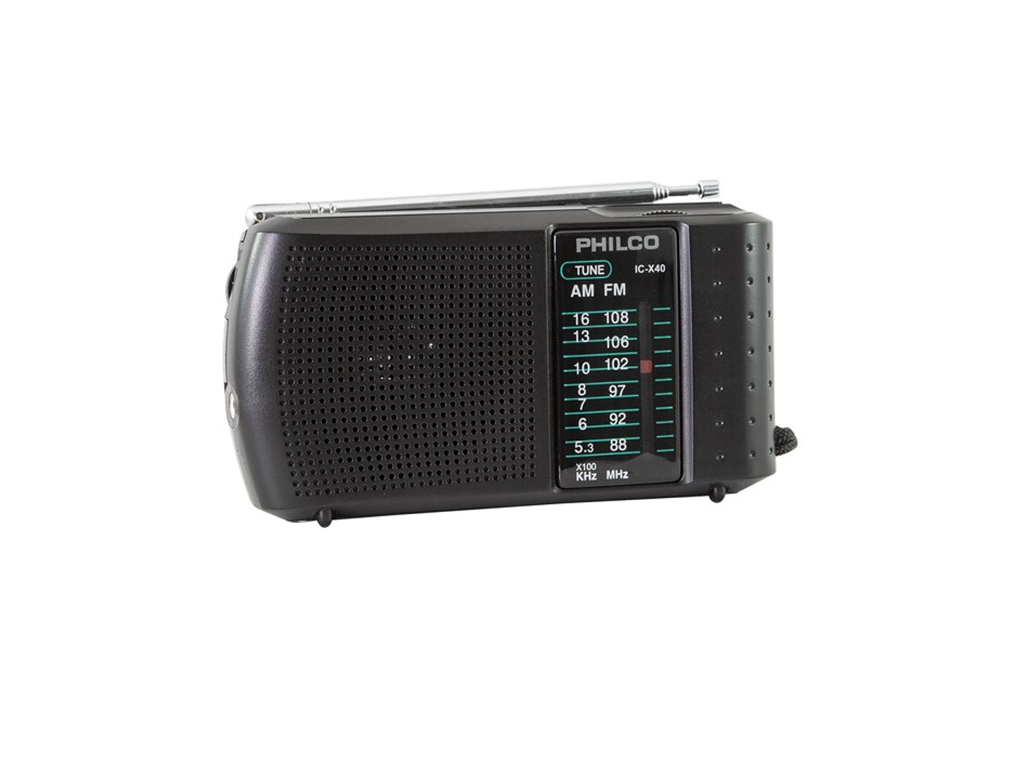 Radio a Pilas Philco ICX-40 Fm/Am Portable de Bolsillo 1