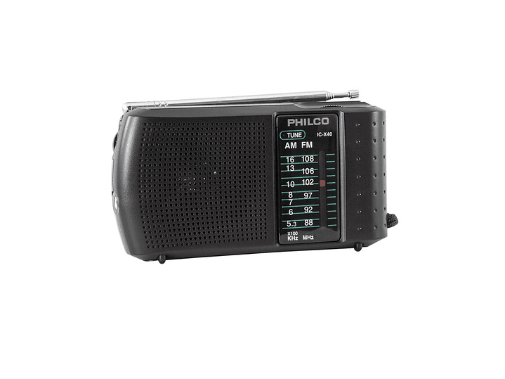 Radio a Pilas Philco ICX-40 Fm/Am Portable de Bolsillo 1