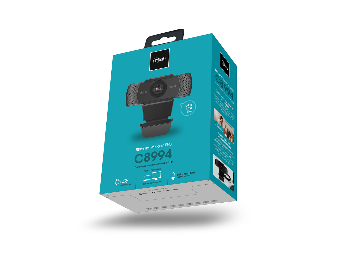 Camara Web Full HD 1080p Mlab con Microfono 2