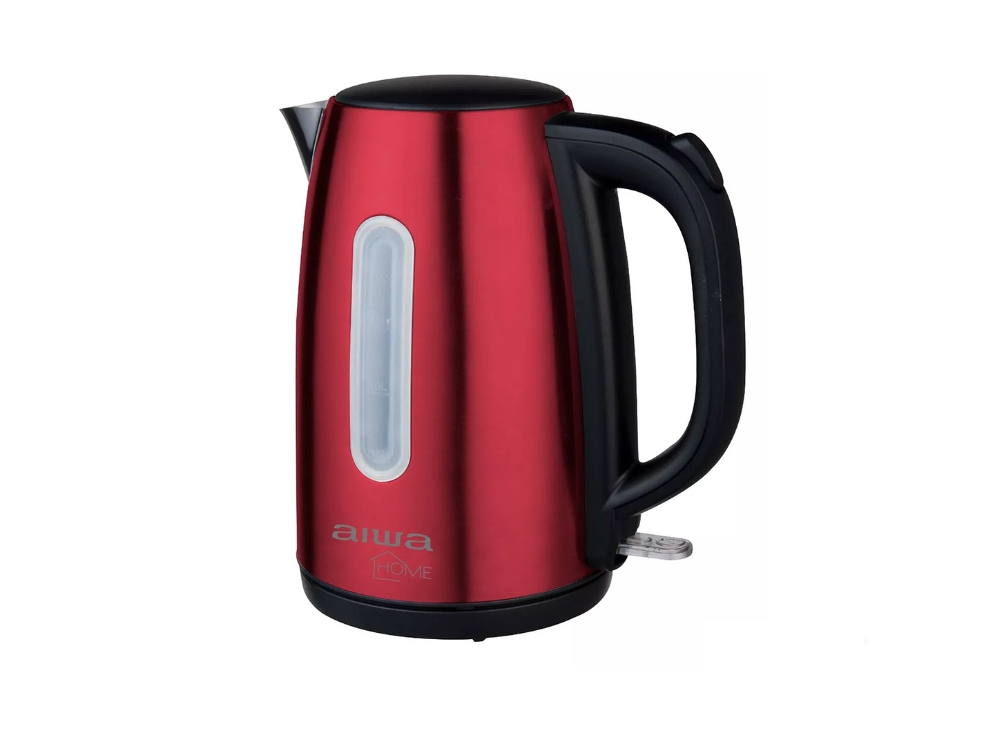 Hervidor Eléctrico Aiwa Acero Inoxidable 1,7L AW JD1402R Rojo 1