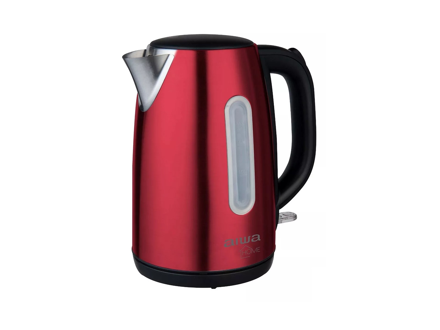 Hervidor Eléctrico Aiwa Acero Inoxidable 1,7L AW JD1402R Rojo 3