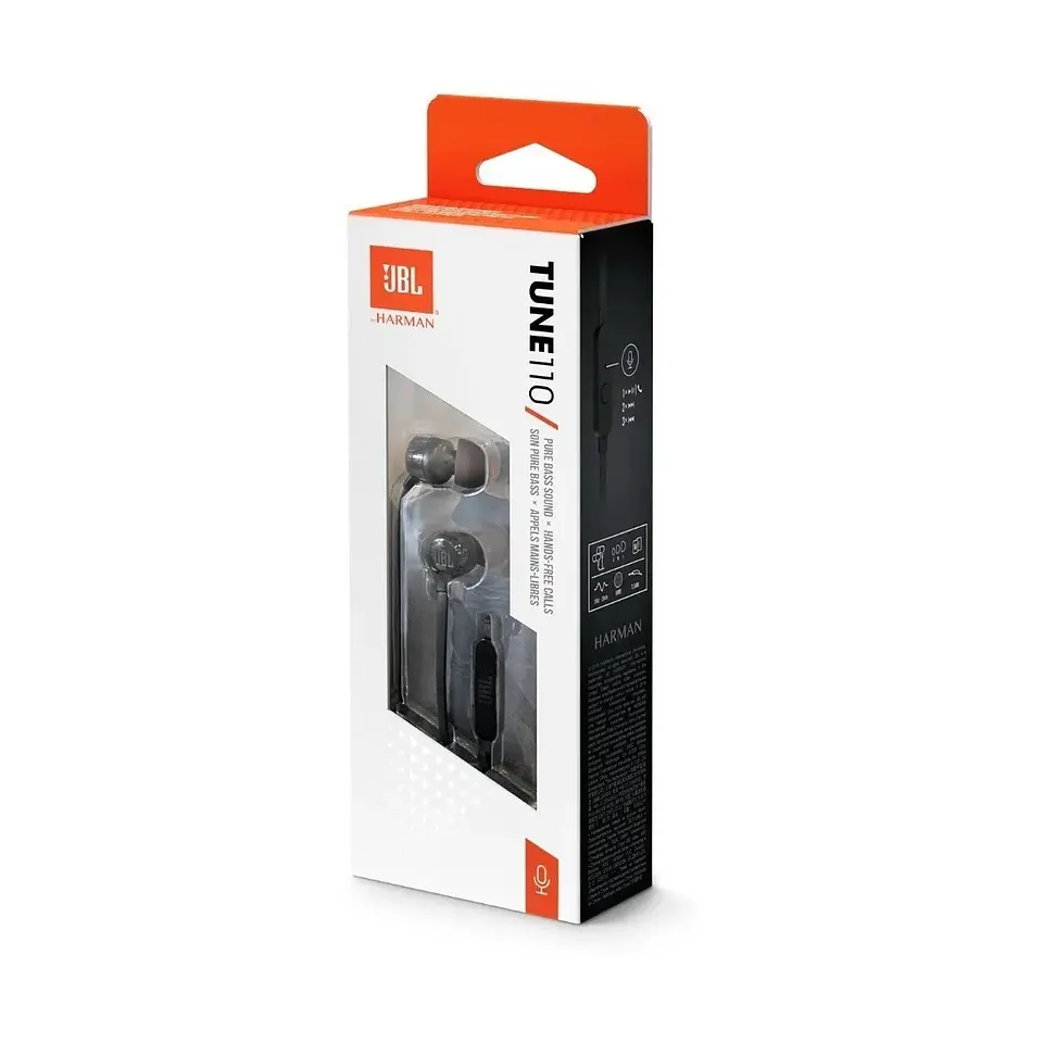 Audifonos Manos Libre JLB In-Ear T110 Negro 2