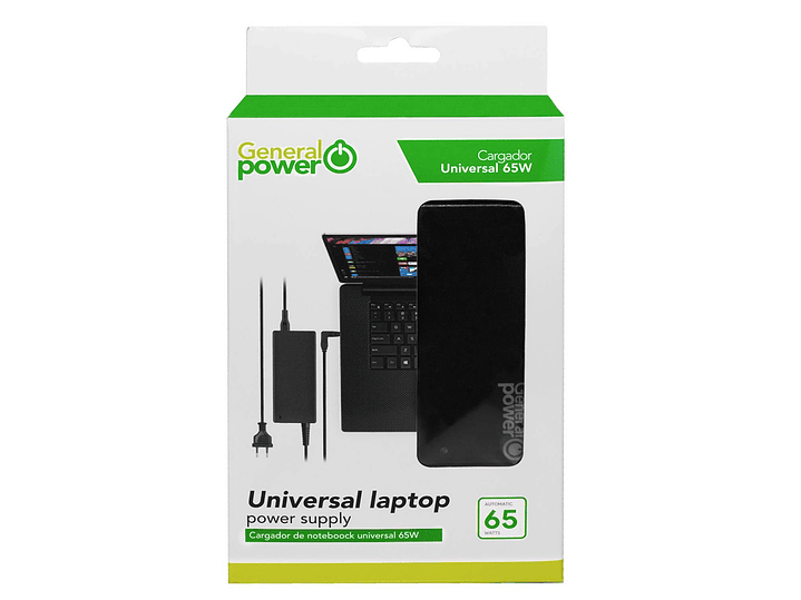 Cargador Universal Notebook 65W General Power 1