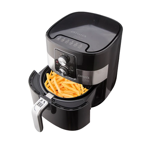 Freidora Aire Sin Aceite Aiwa Aw-fd7003 Negro