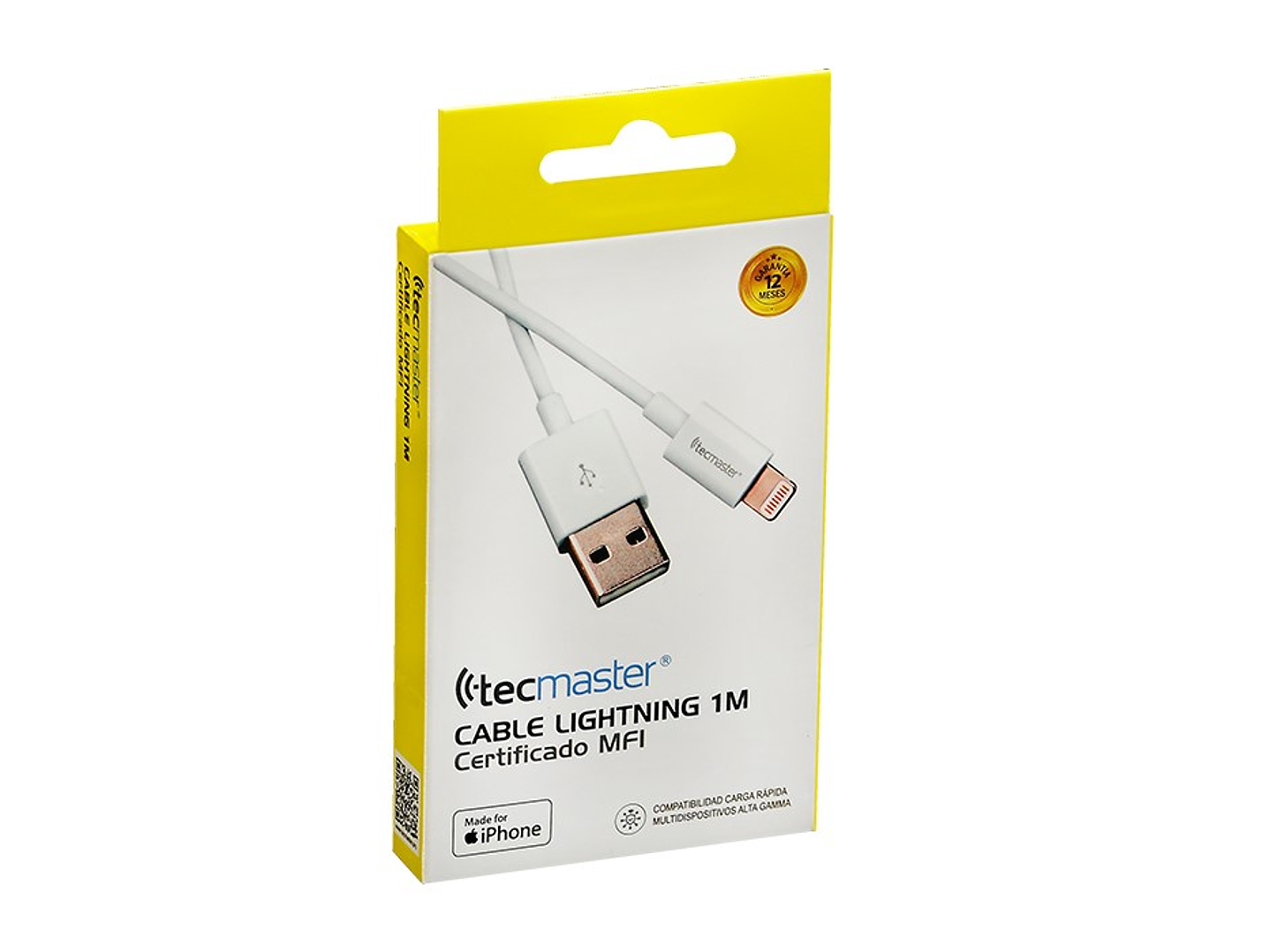 Cable Usb Lightning 1mt Mfi Tecmaster 1