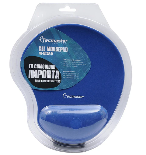 Mouse Pad Alfombrilla Apoya Muñeca Gel Silicona Tecmaster