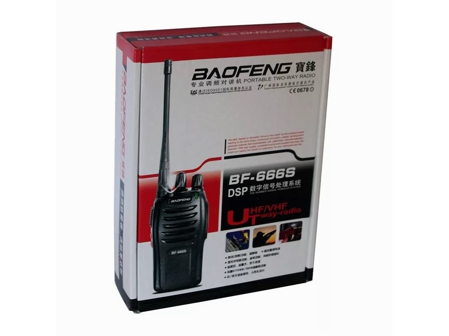 Radio Transmisor 2 Vias Baofeng Bf-666s Negro 4