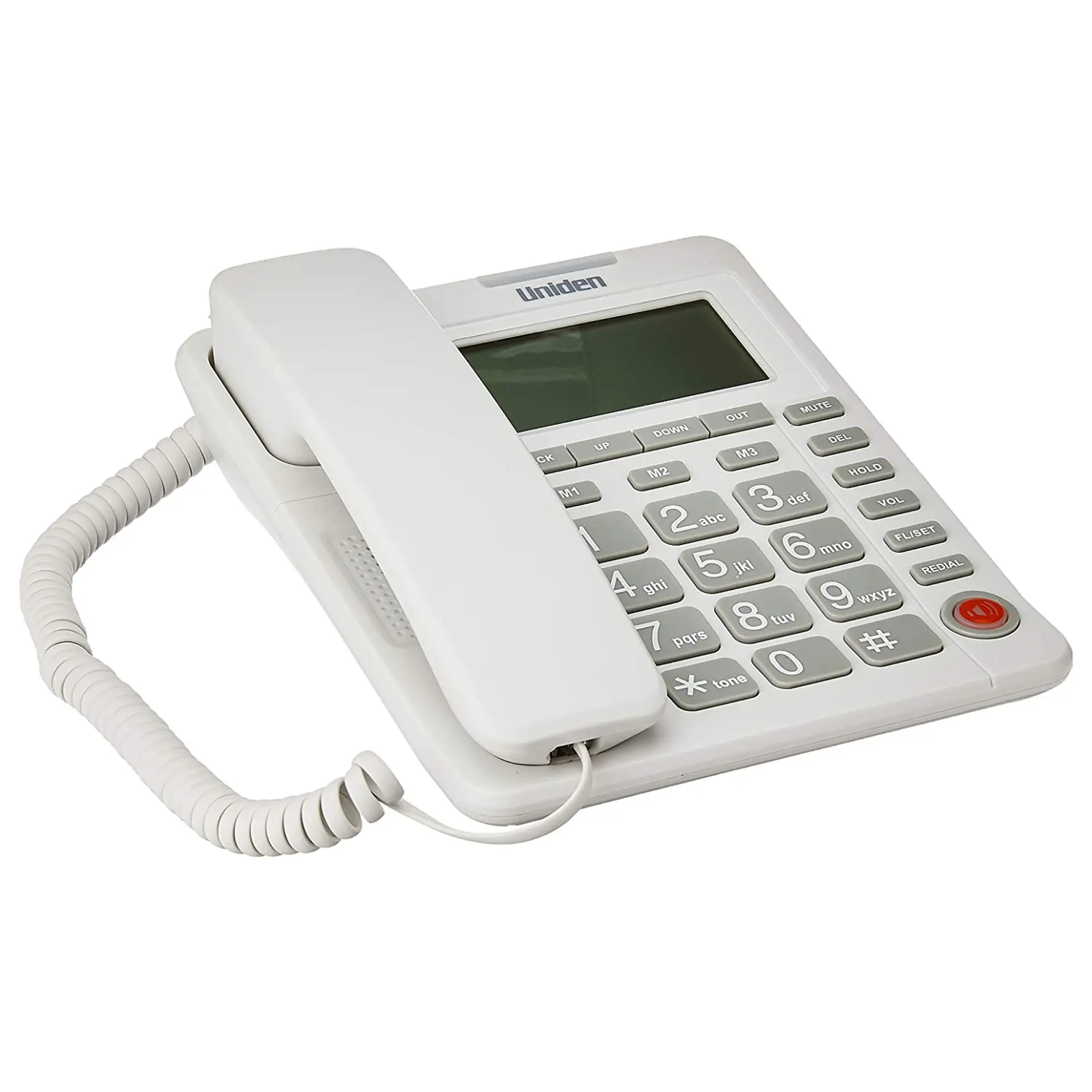 Telefono Fijo Uniden Blanco AS7408 Con Visor 2