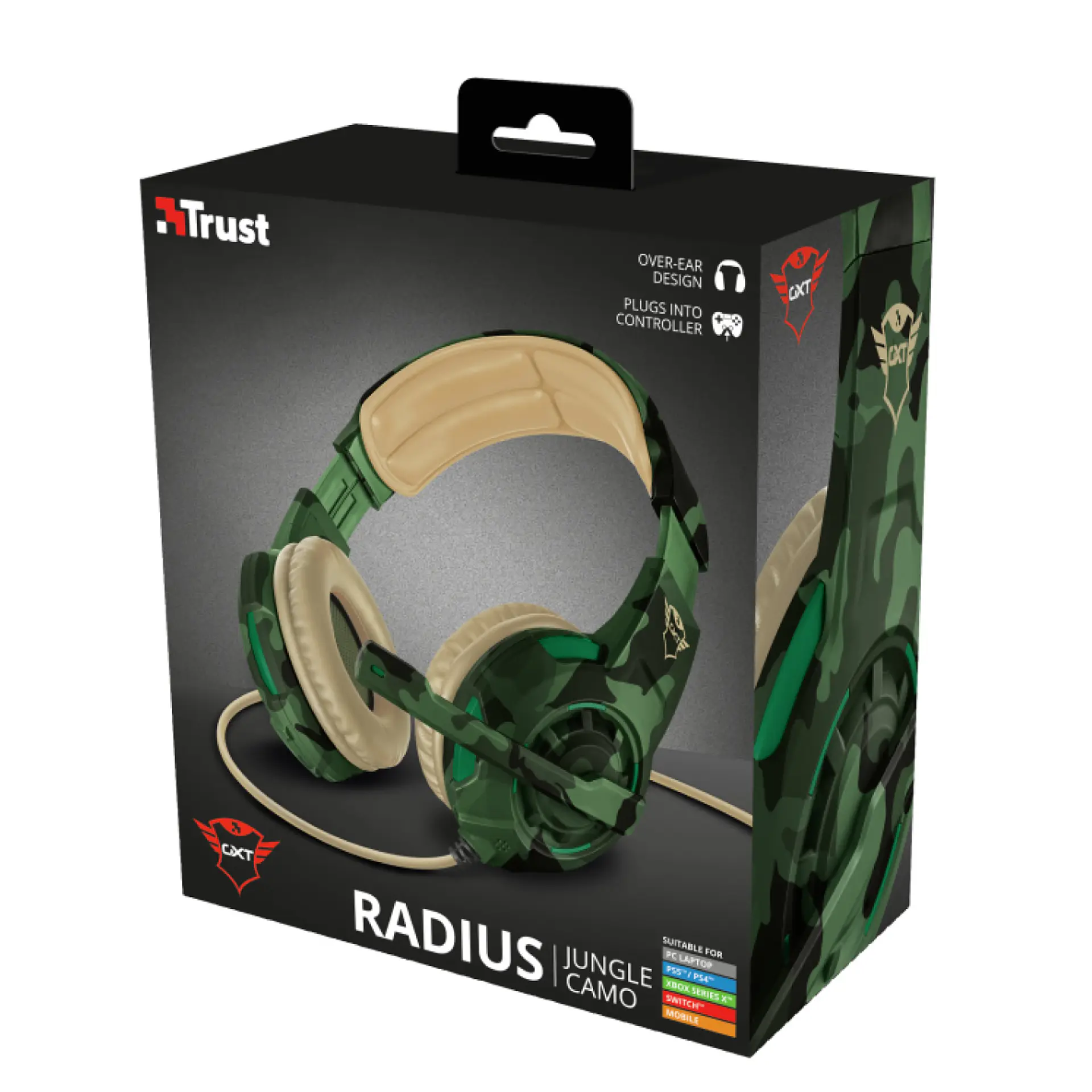 Audifonos Gamer Trust Gtx 310C Jungle Radius 7.1 2