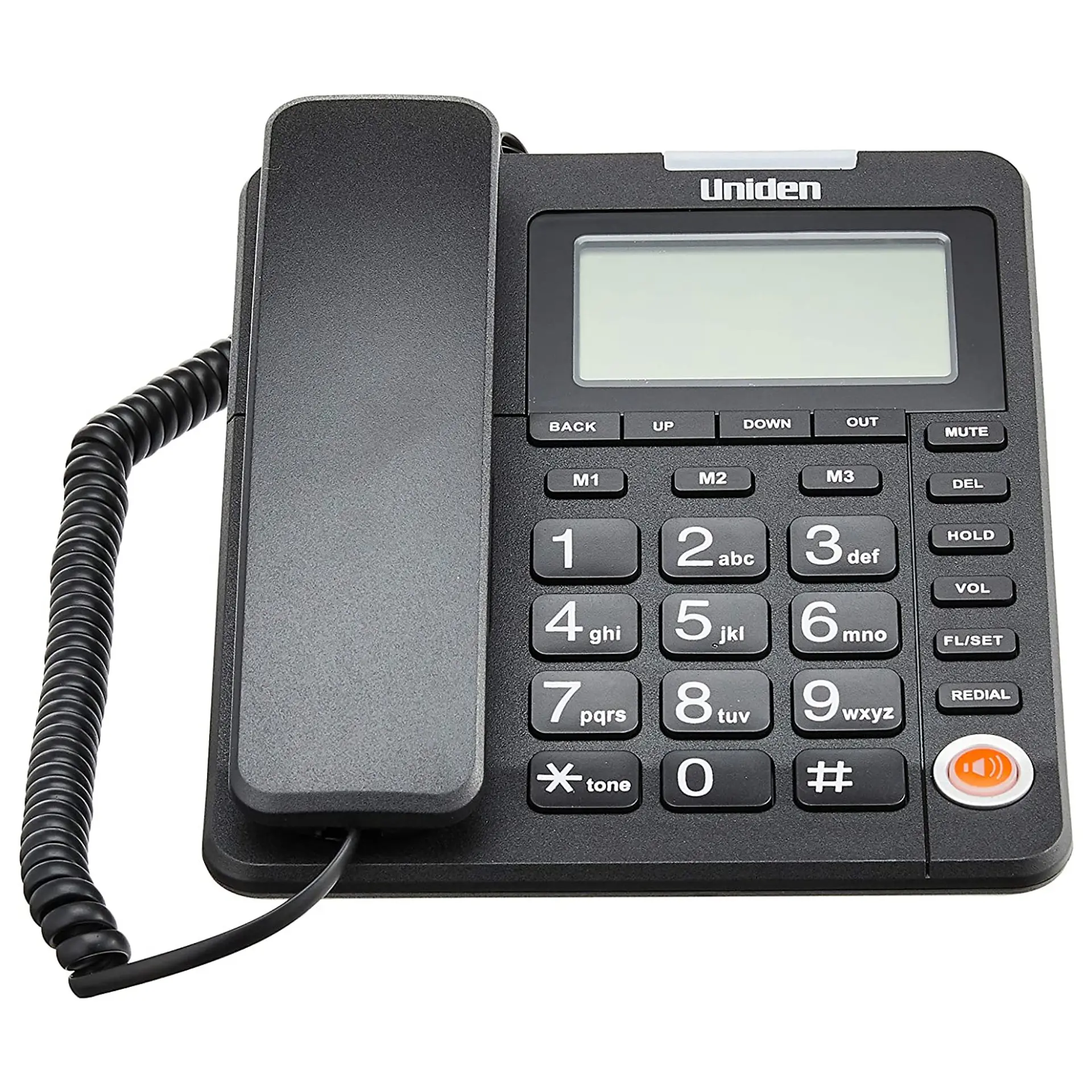 Telefono Fijo Uniden Negro AS7408 Con Visor 2