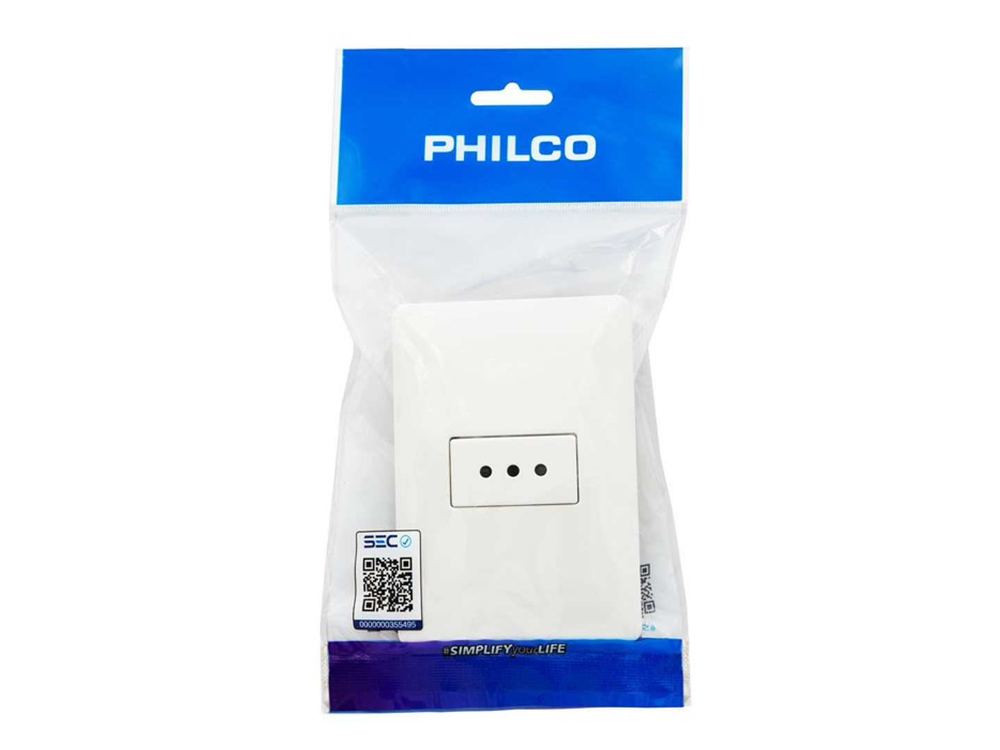 Enchufe Tomacorriente Philco Simple 250v 10A  2