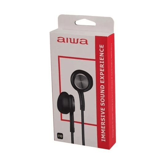 Audifonos Aiwa I10 In-Ear Jack 3.5 Negro