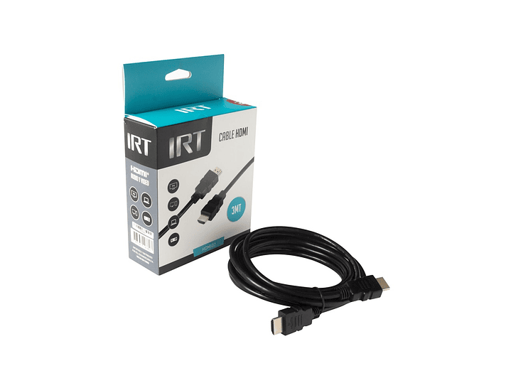 Cable HDMI IRT 3mts Full HD 1.4 1