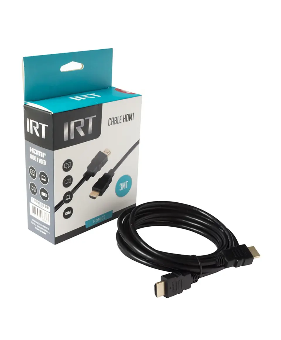 Cable HDMI IRT 3mts Full HD 1.4 1