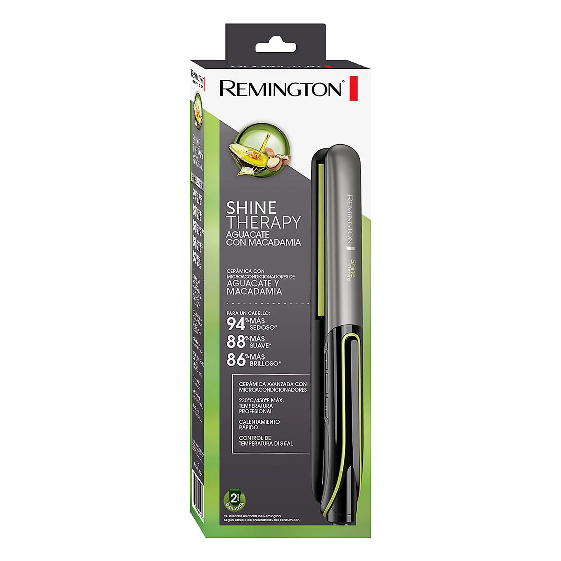 Plancha Alisadora Remington Shine Therapy S12A 2