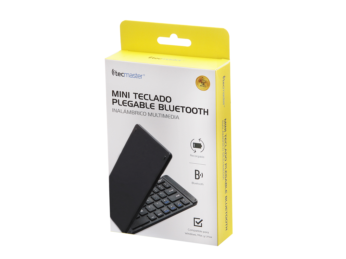 Mini Teclado Bluetooth Plegable Tecmaster 5