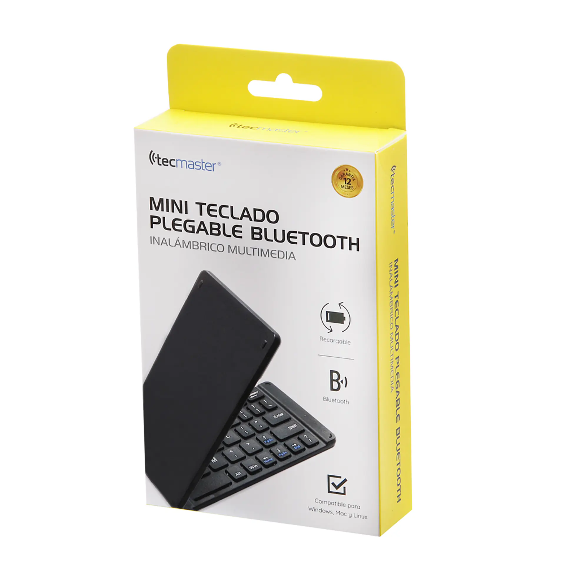 Mini Teclado Bluetooth Plegable Tecmaster 5