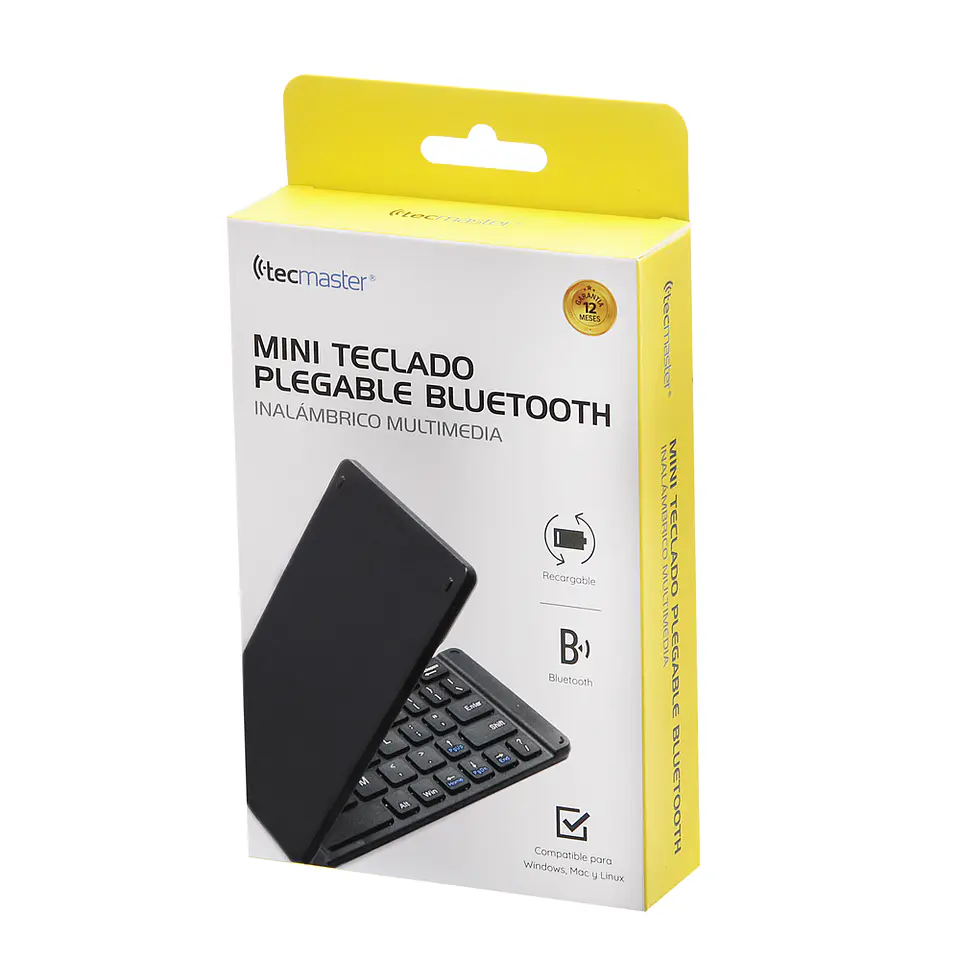 Mini Teclado Bluetooth Plegable Tecmaster 5