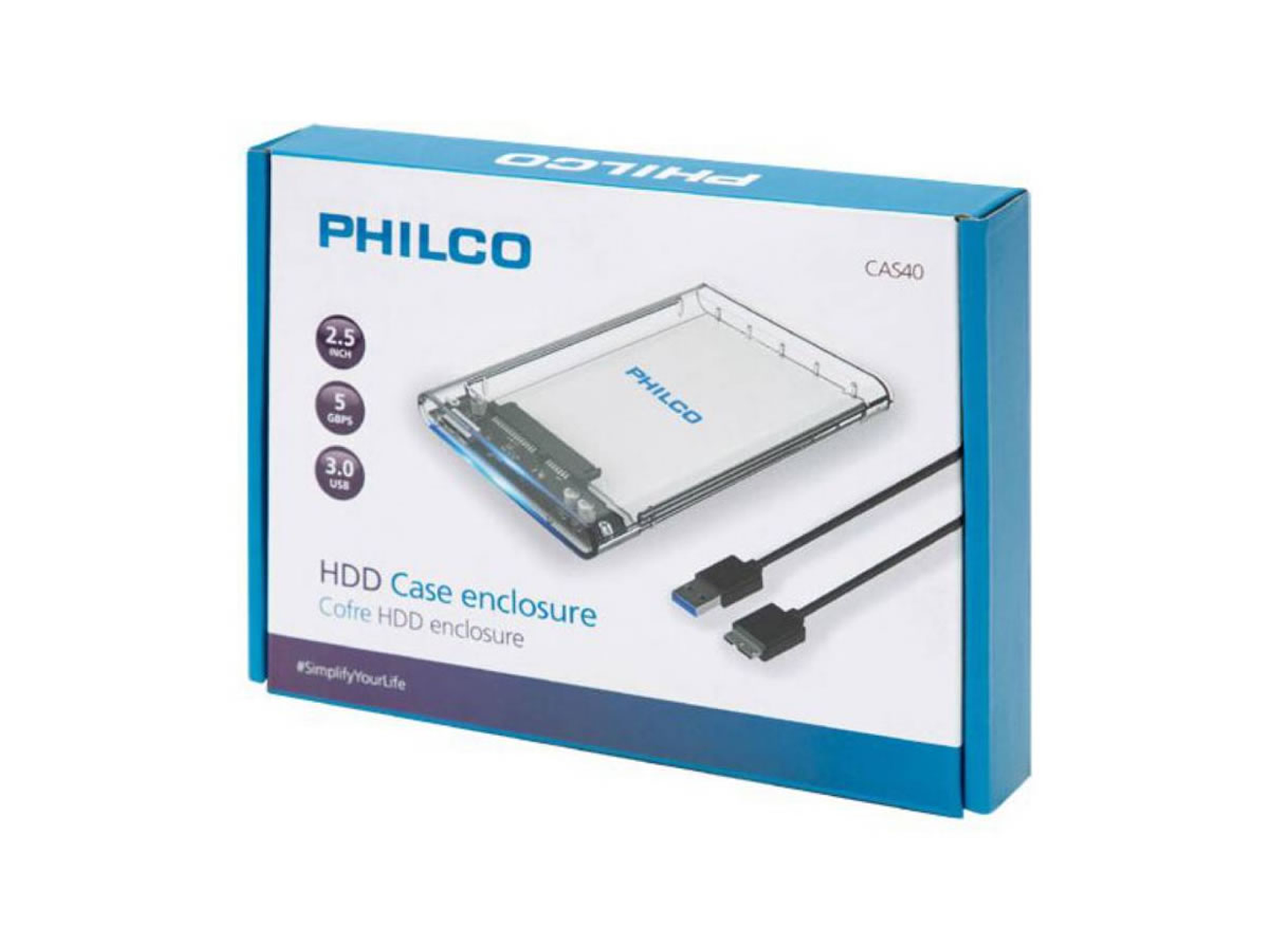 Cofre Case Disco Duro 2.5 Usb 3.0 Philco 2