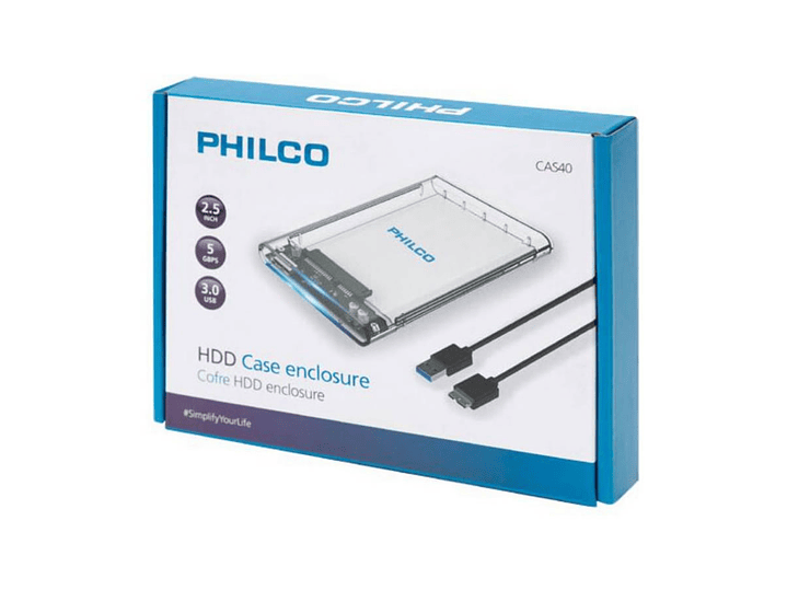 Cofre Case Disco Duro 2.5 Usb 3.0 Philco 2