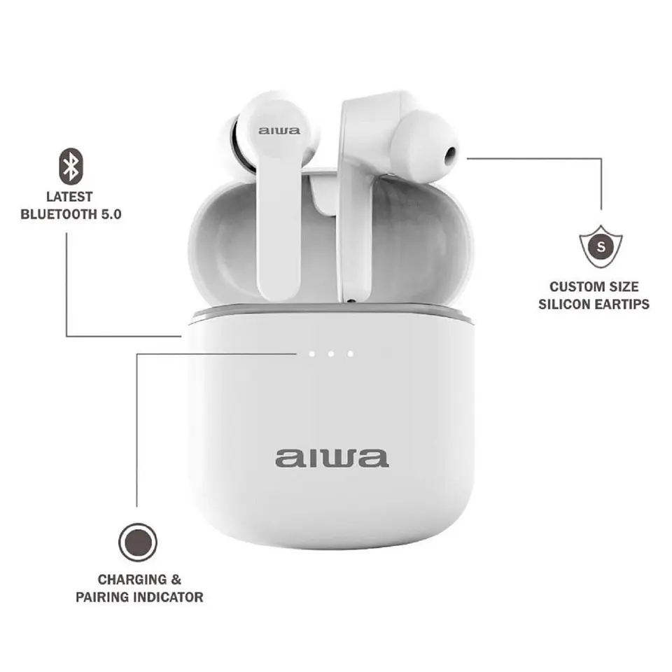 Audifonos Inalambricos Aiwa Earbuds BT V5.0 AW8 2