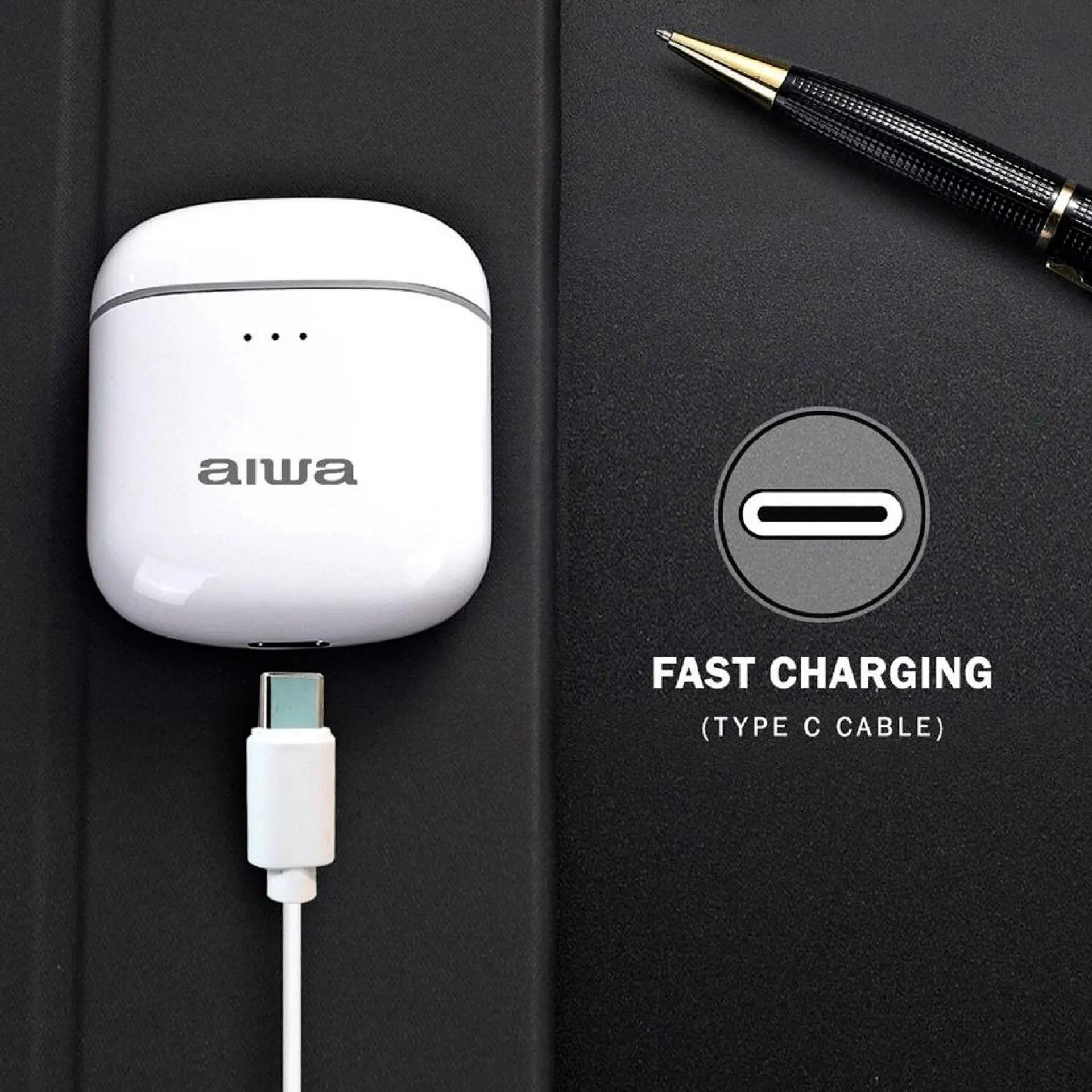 Audifonos Inalambricos Aiwa Earbuds BT V5.0 AW8 4