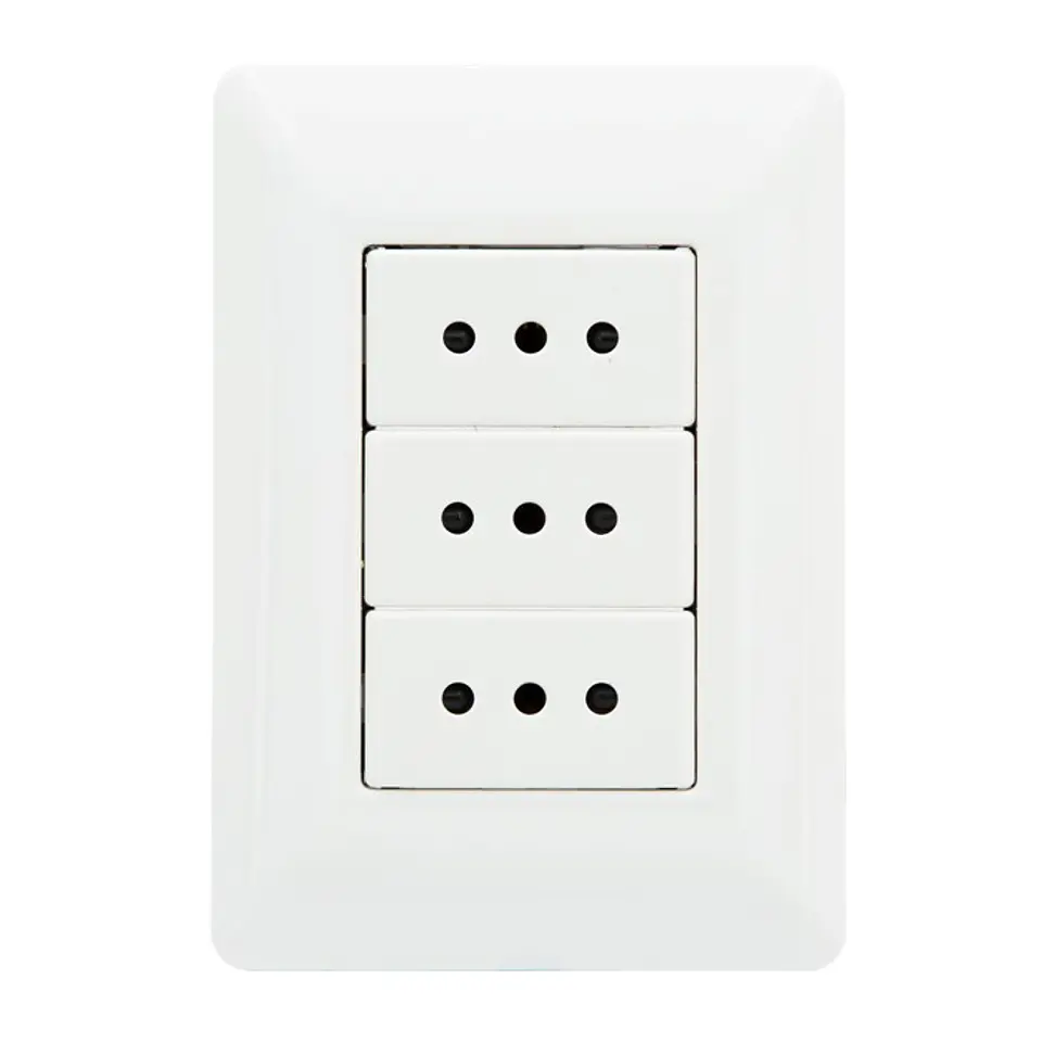 Enchufe Tomacorriente Philco Triple 250v 10A  1