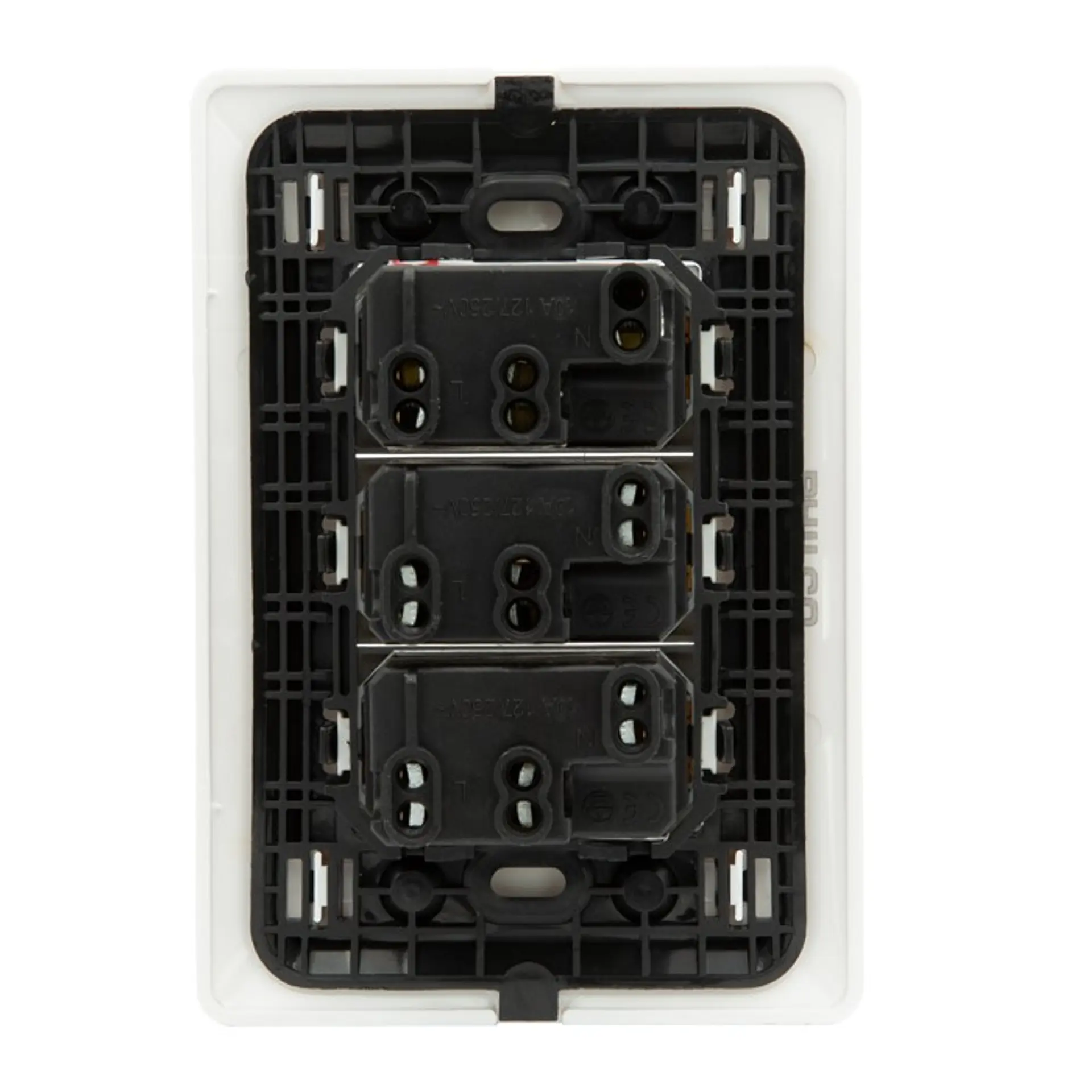 Enchufe Tomacorriente Philco Triple 250v 10A  3