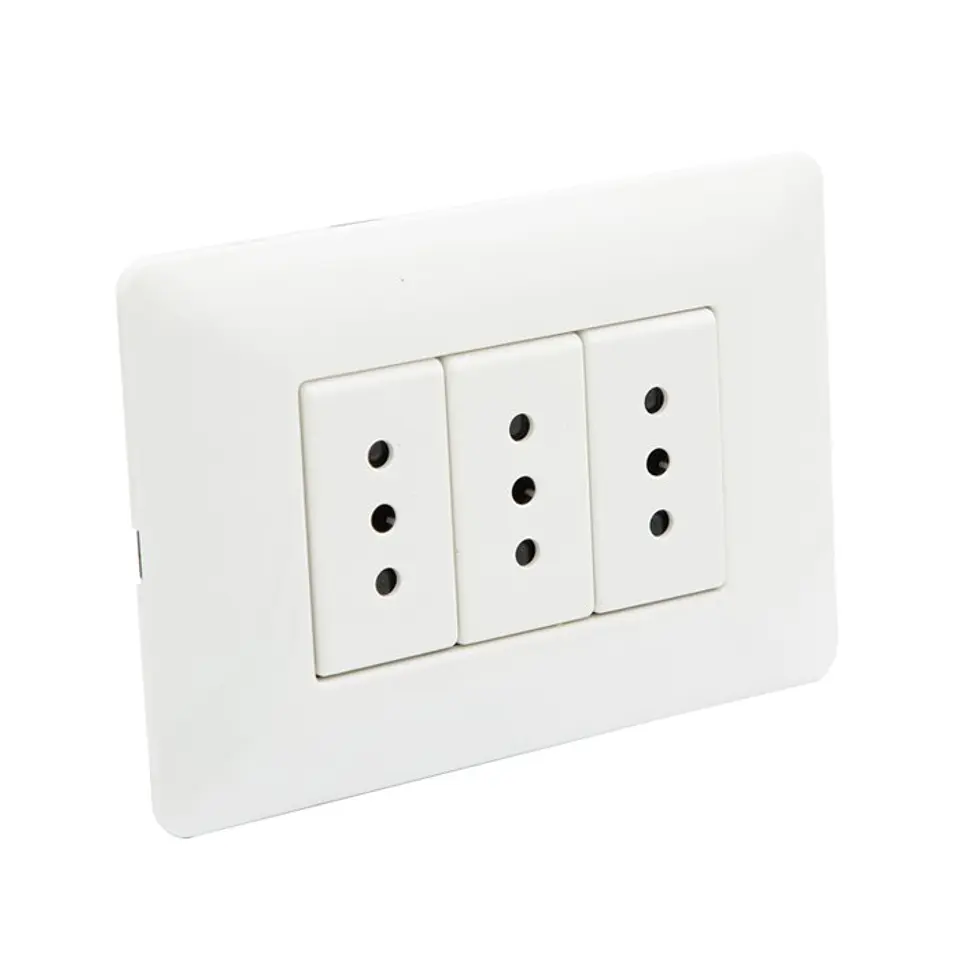 Enchufe Tomacorriente Philco Triple 250v 10A  4