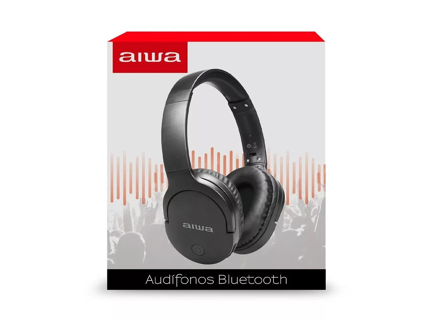 Audífonos Inalambricos Aiwa On-ear BT Mic Aux AWK11 4