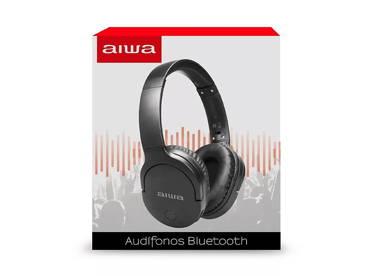 Audífonos Inalambricos Aiwa On-ear BT Mic Aux AWK11 4