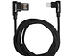Cable Usb Tipo C Textil 90° Tecmaster Negro - Miniatura 4