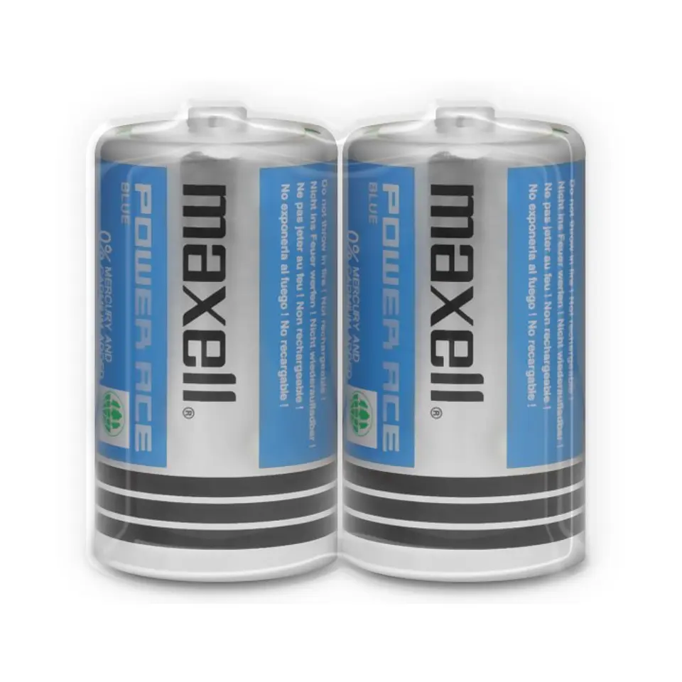 Pack 2 Pilas D Maxell Manganeso Super Power 1