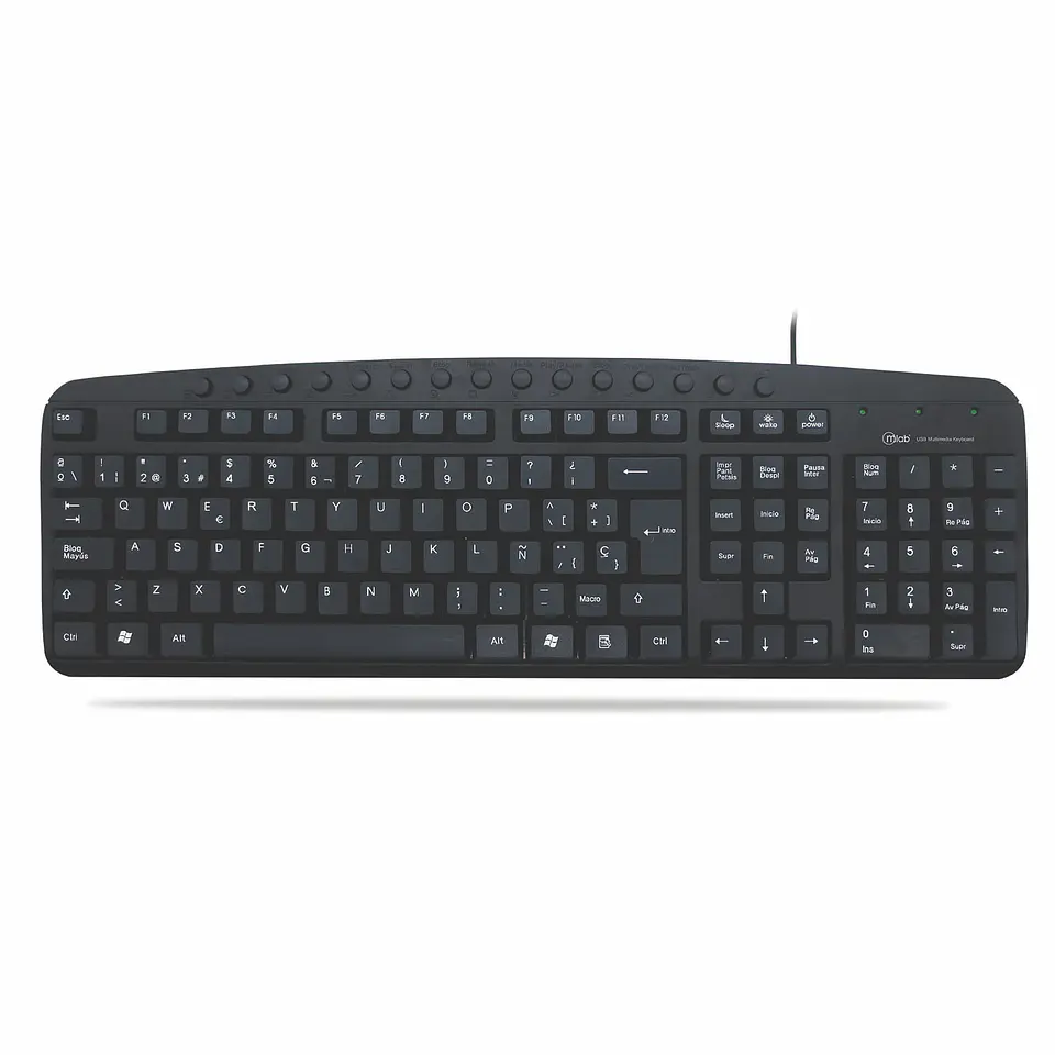 Teclado Multimedia Mlab Querty Español Usb 1