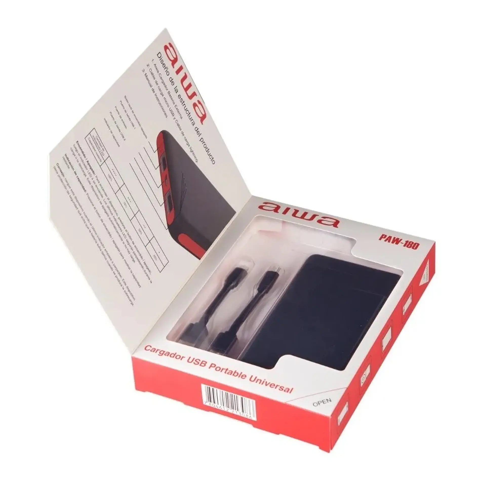 Bateria Portatil Powerbank 10.000 Aiwa PAW-180 5