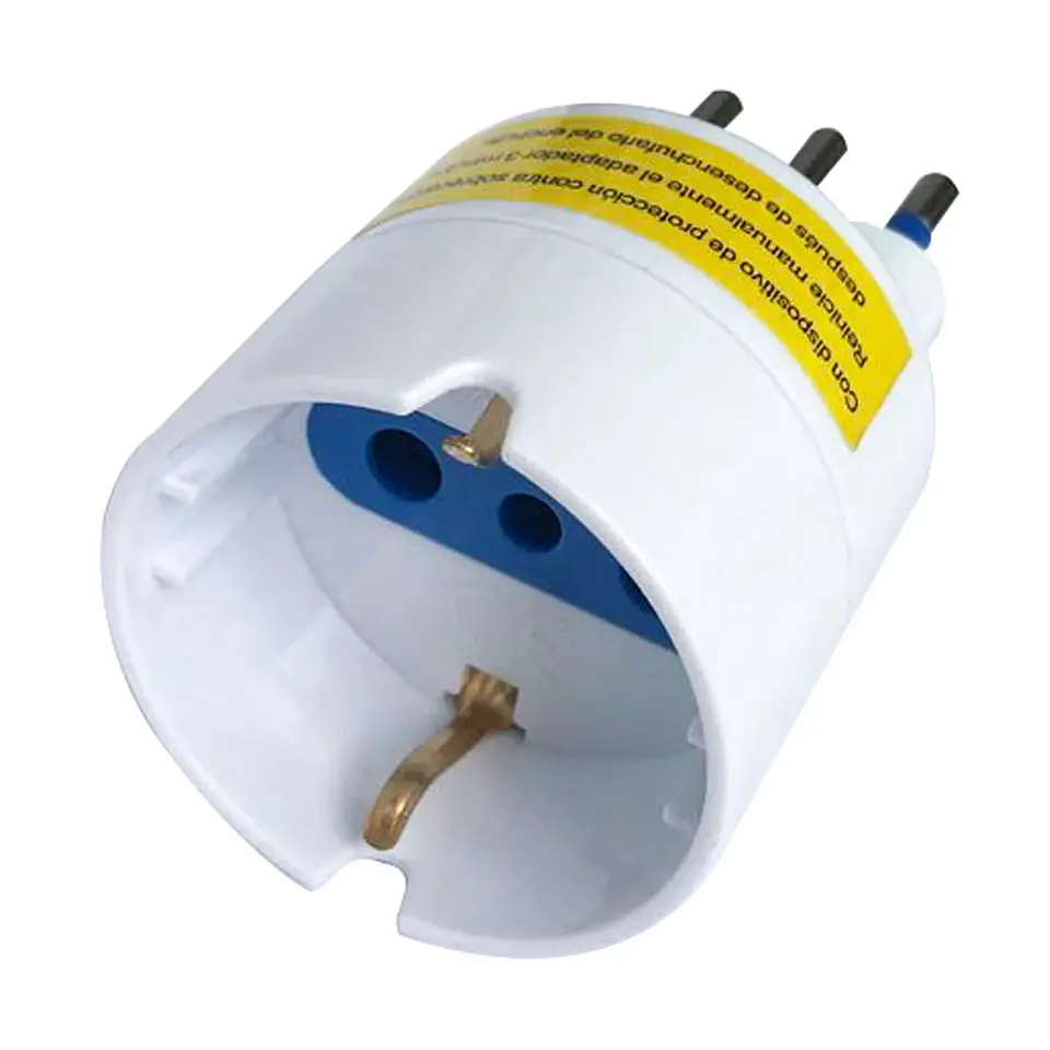 Enchufe Adaptador Schuko Macrotel 2