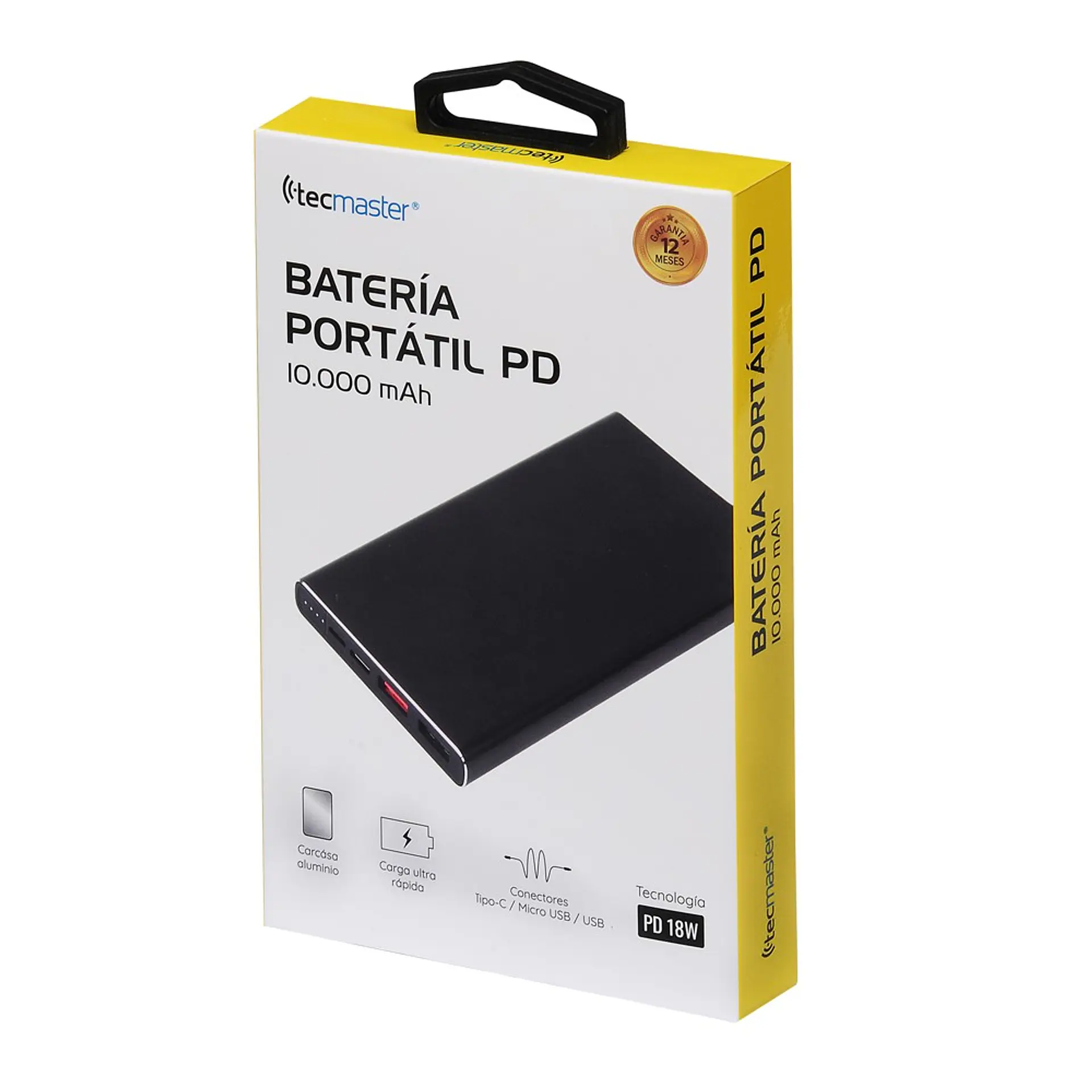 Bateria Portatil Powerbank 10.000 Tecmaster PD 18W 2