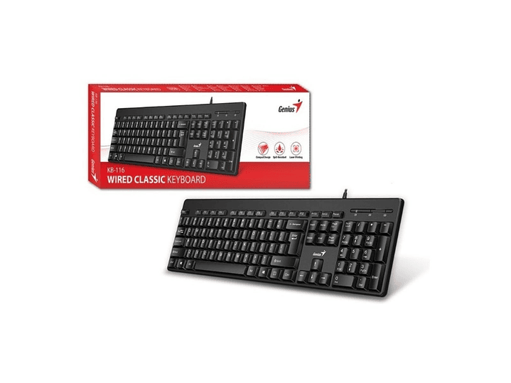 Teclado Genius Clasic Kb-116 Alambrico Usb 1